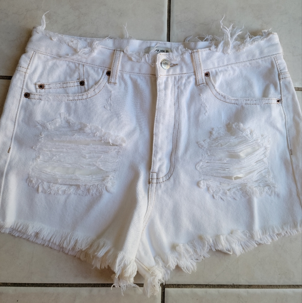 White Shorts